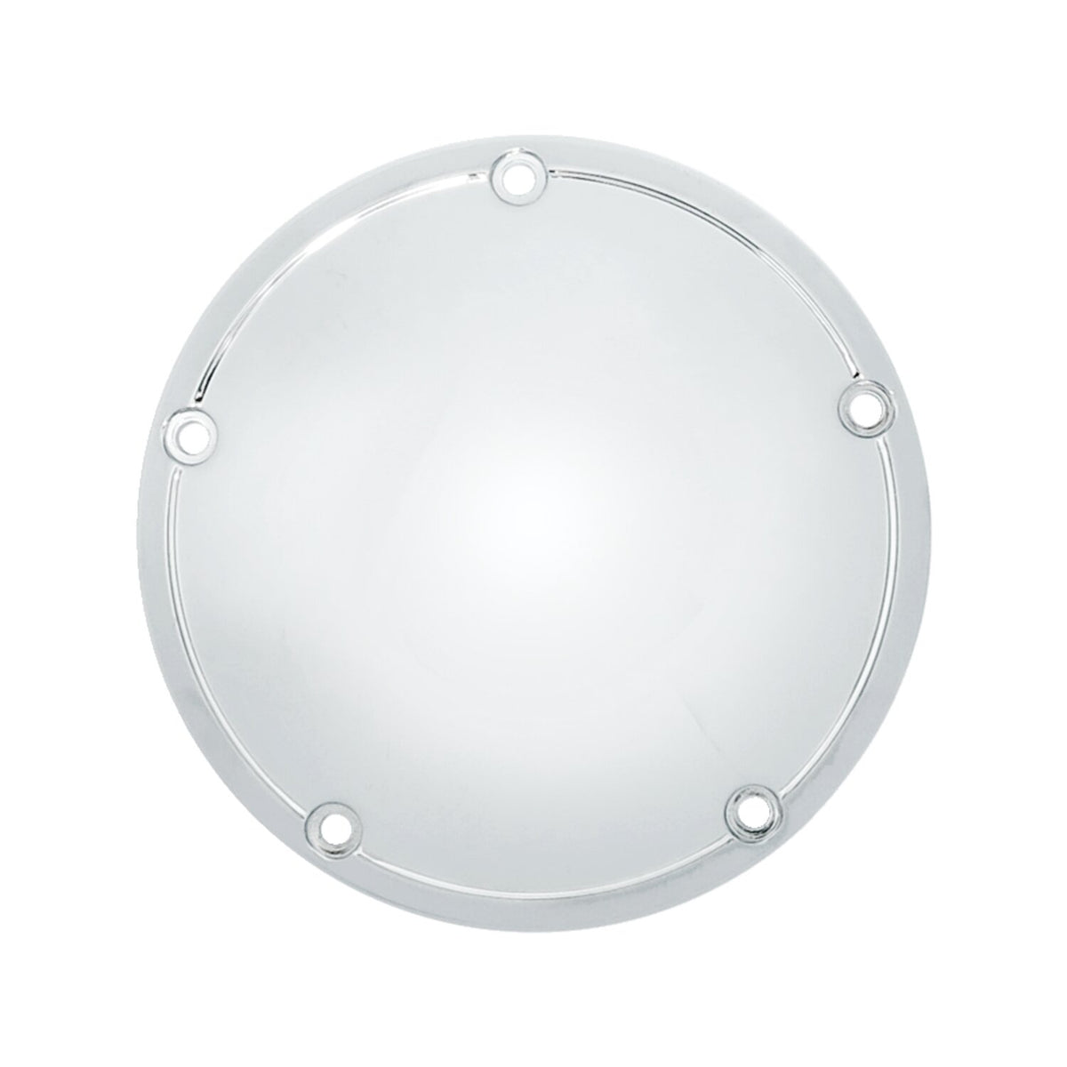 MCS Derby cover OEM style Domed - Chrome