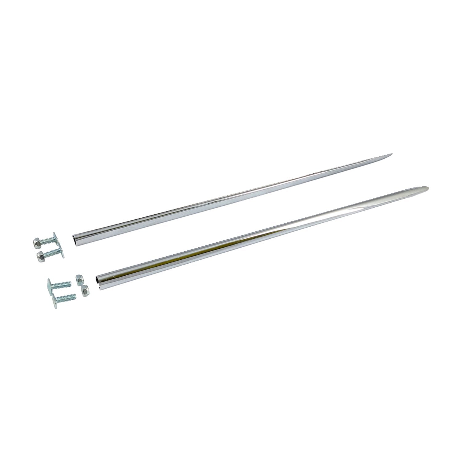 MCS Front fender tip spears chrome steel