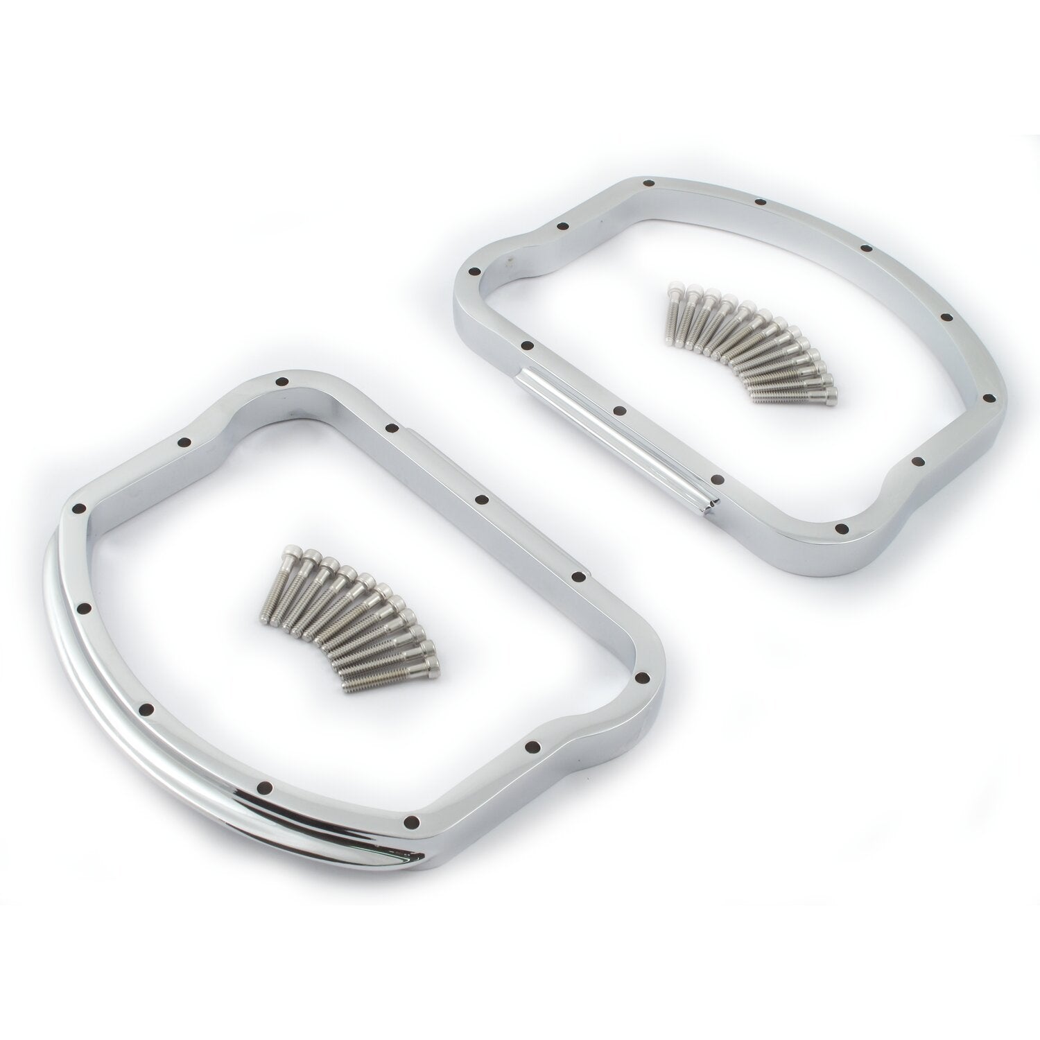 MCS Panhead rocker cover D-ring kit - Chrome