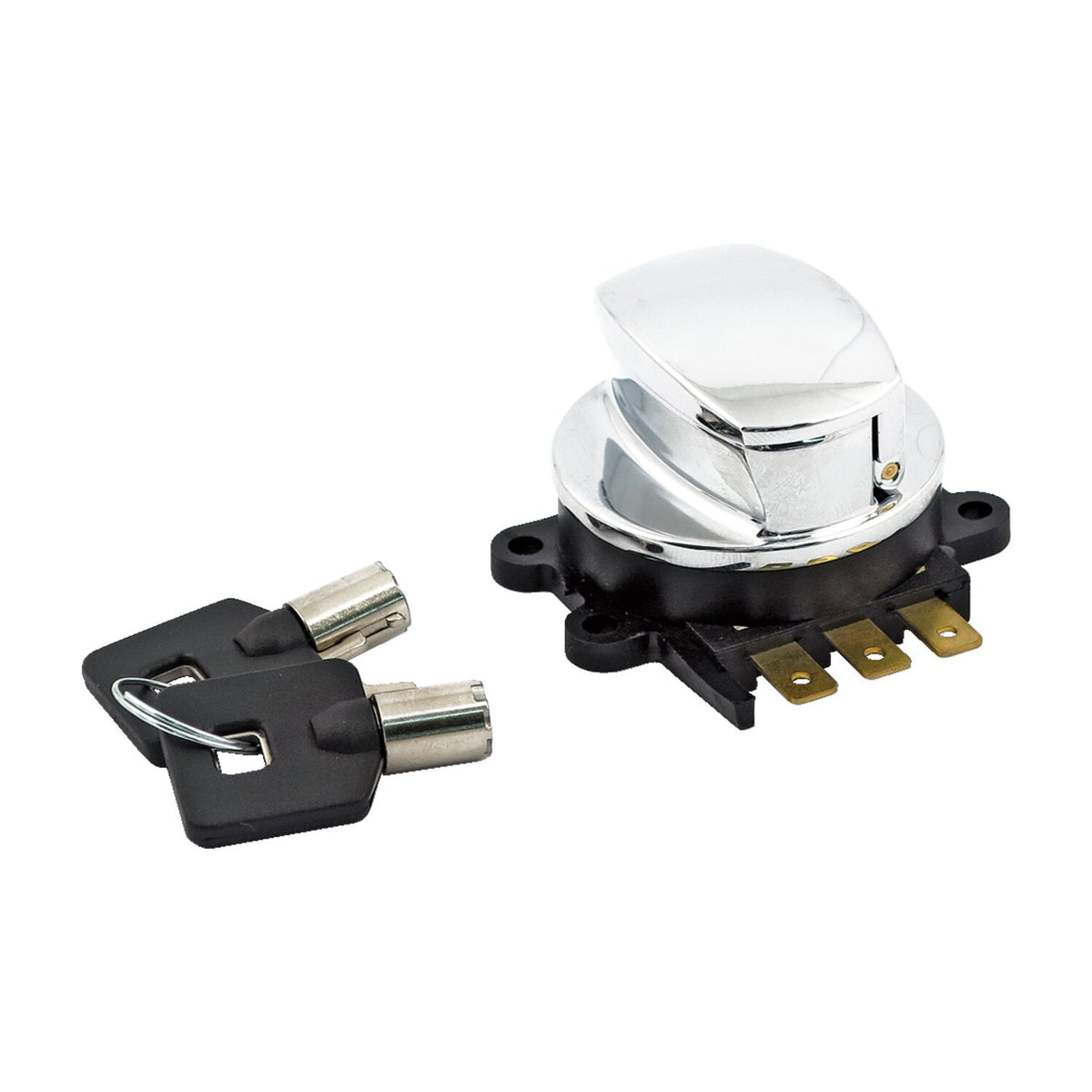 MCS 96-up ignition switch side hinge type - Chrome