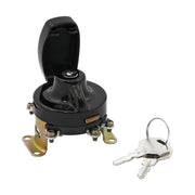 MCS FL style ignition switch - 5-pole flat key black