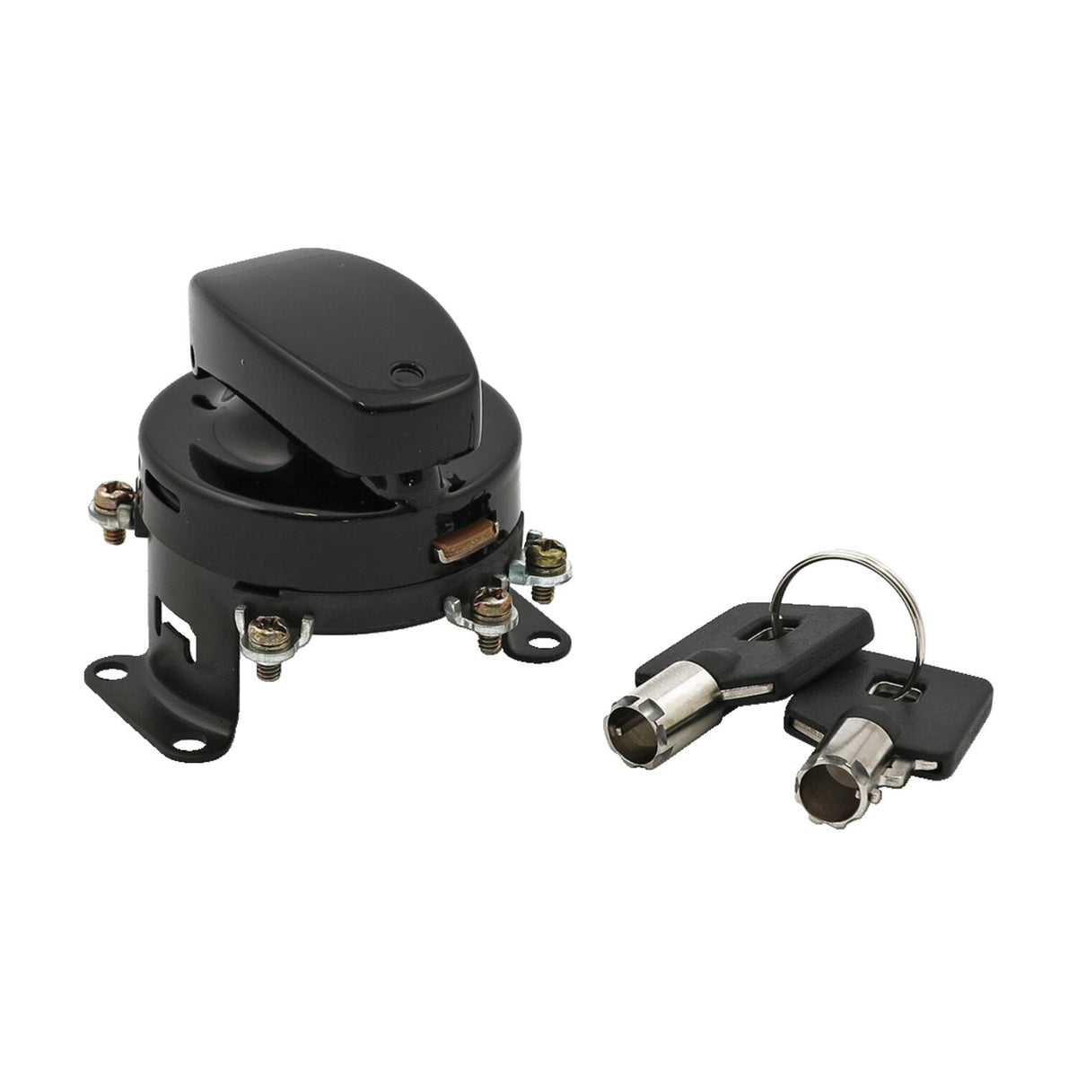 MCS FL style ignition switch - 5-pole round key black