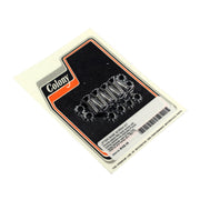 Colony tappet block mount kit - OEM style chrome