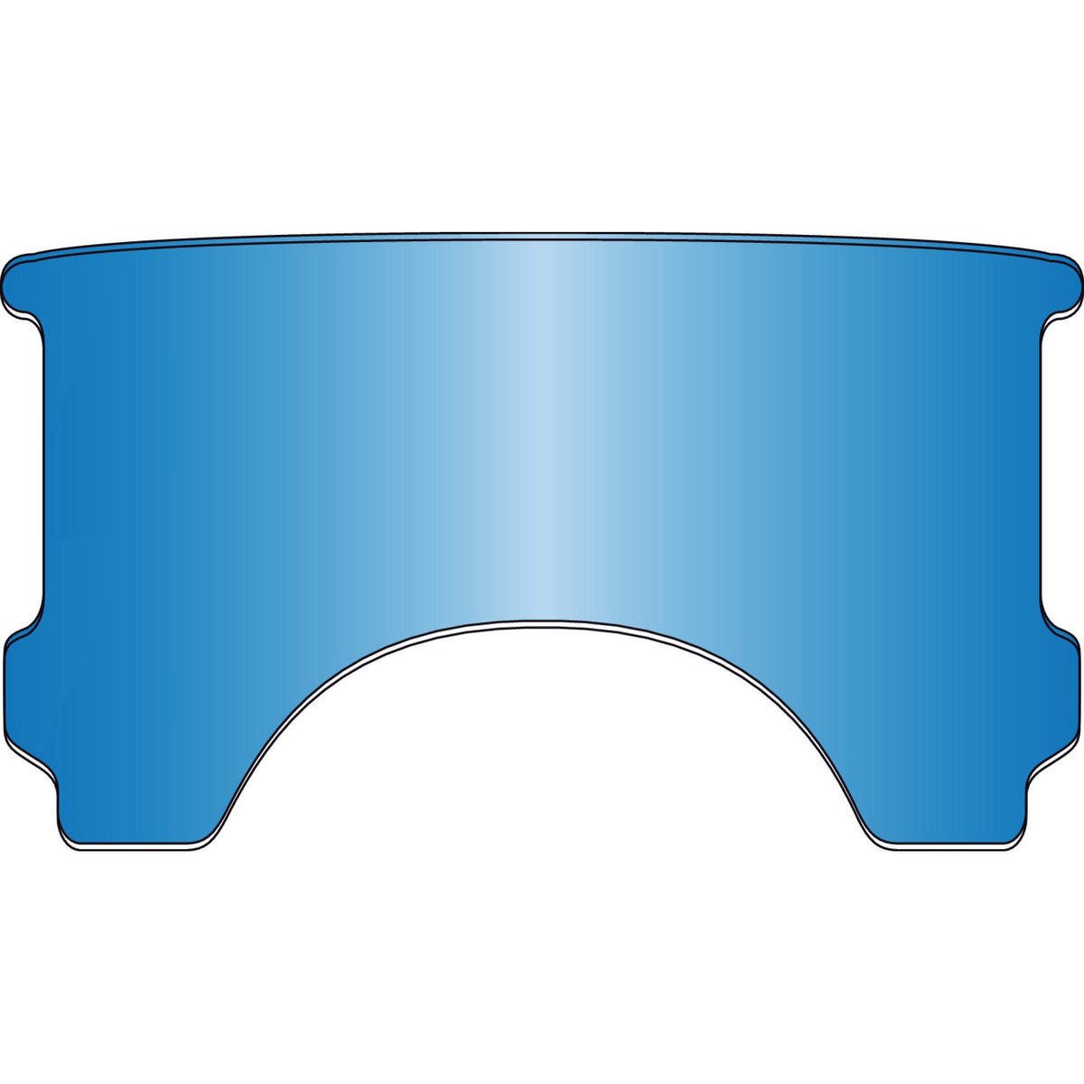 National Cycle repl - adj - lower window (style C) - Blue