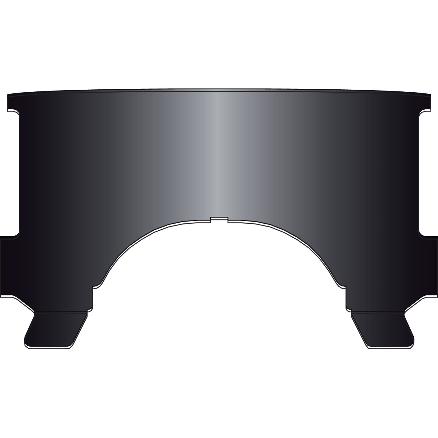 National Cycle repl - adj - lower window (style B) - Black