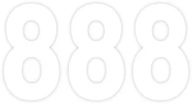 Factory Effex Pro Numbers Plate Graphic 4"