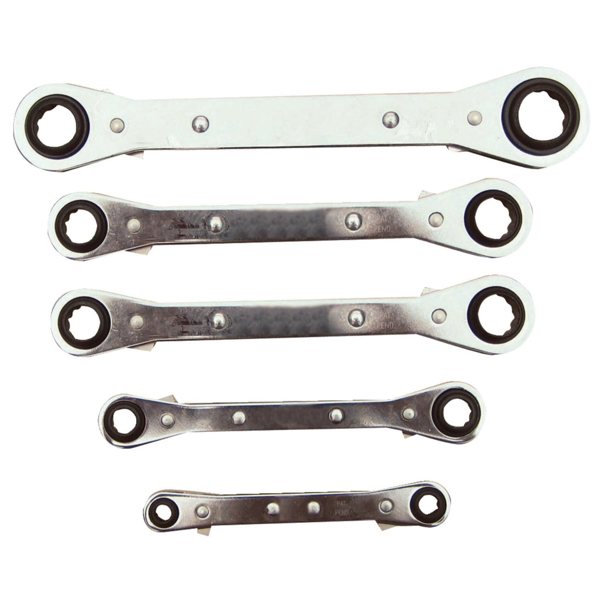 Lang Tools Box end wrench set Latch-on Metric sizes