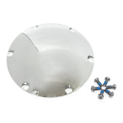 MCS Derby cover OEM style Domed - Chrome