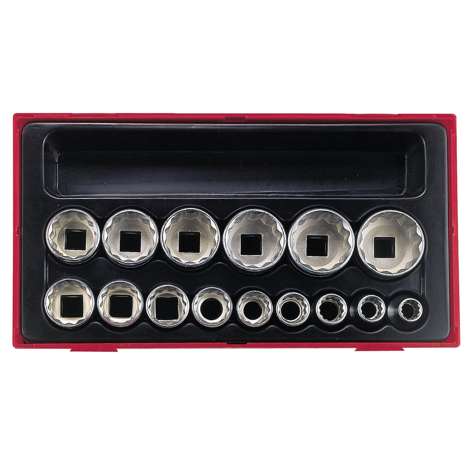 Teng Tools 15-pc US sized 12-point sockets