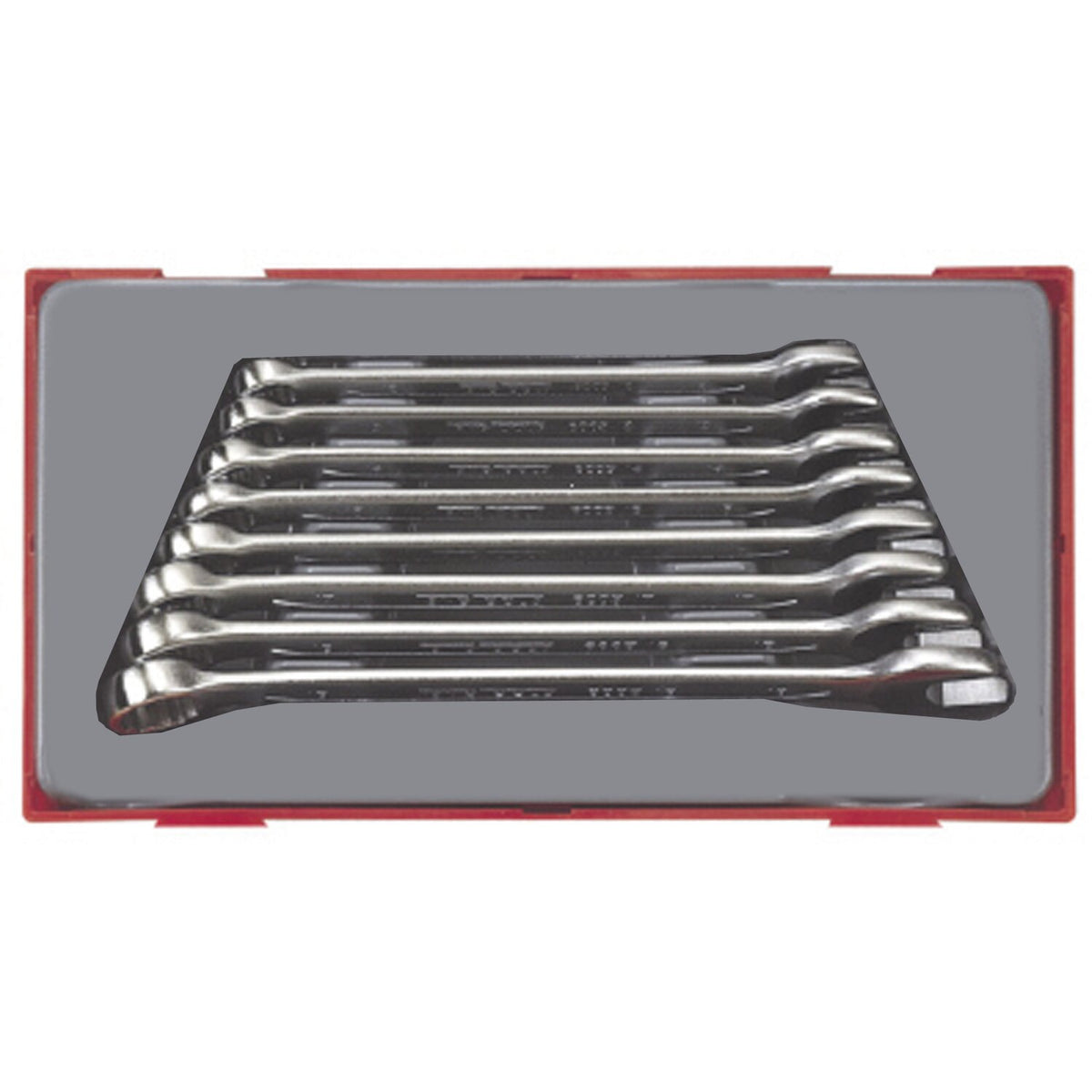 Teng Tools open/box end wrench set - US sizes