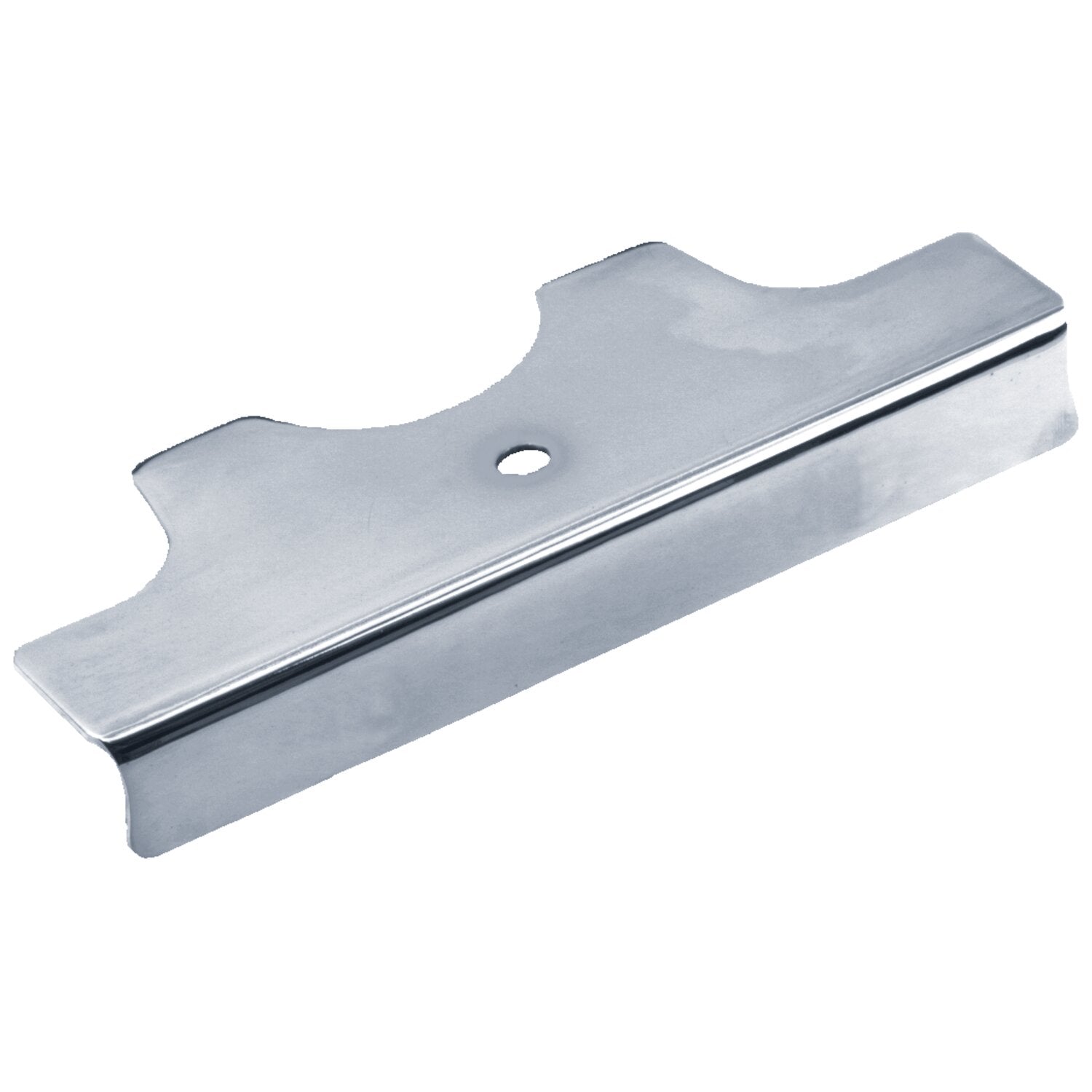 MCS OEM style lower triple tree cover - Chrome