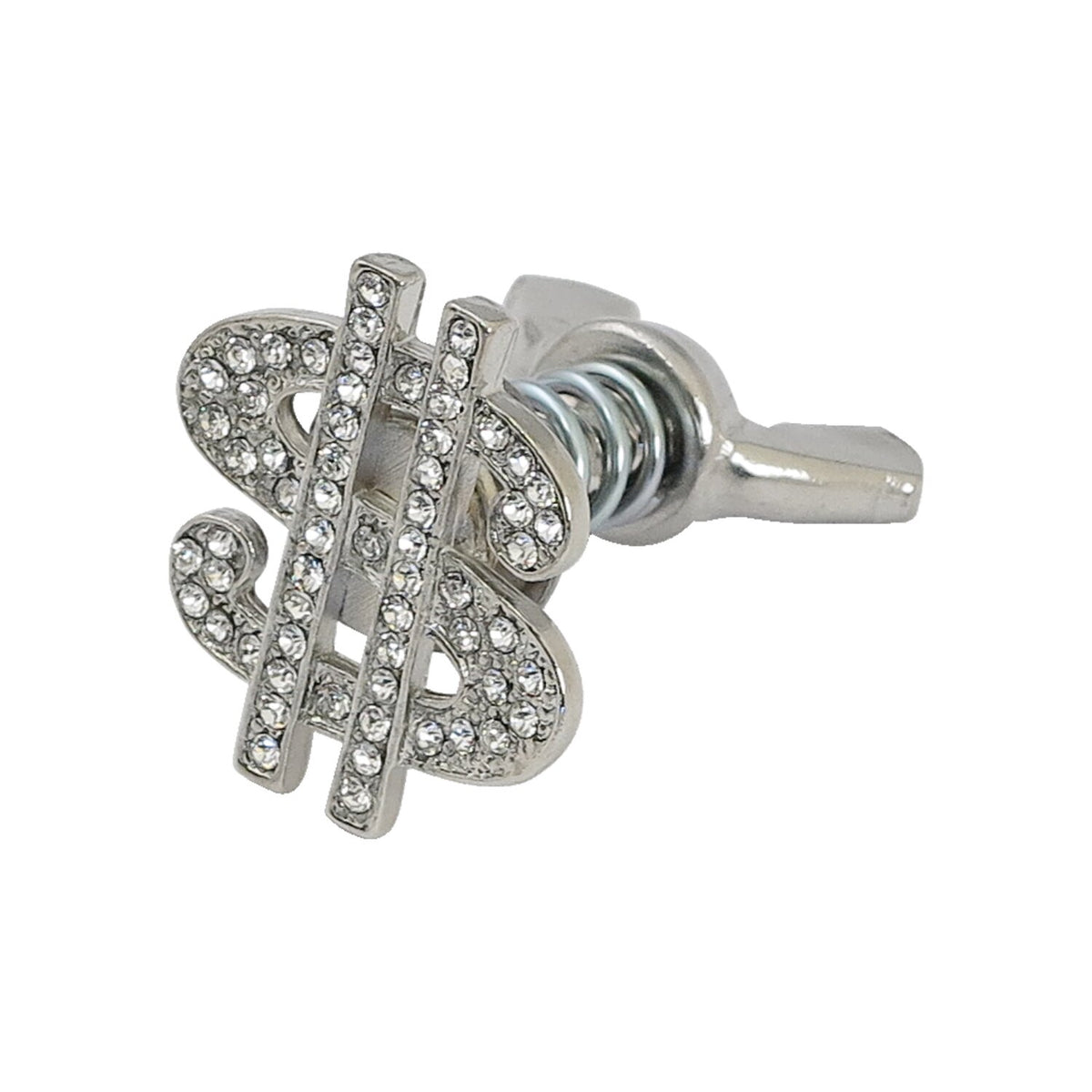 MCS License plate mount kit US Dollar - Chrome/diamonds
