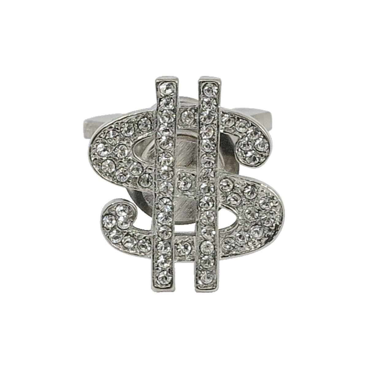 MCS License plate mount kit US Dollar - Chrome/diamonds