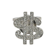 MCS License plate mount kit US Dollar - Chrome/diamonds