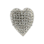 MCS License plate mount kit Heart - Chrome/Diamonds