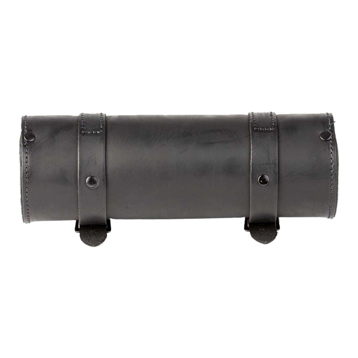 MCS leather tool roll - Black with black buckles - 1L