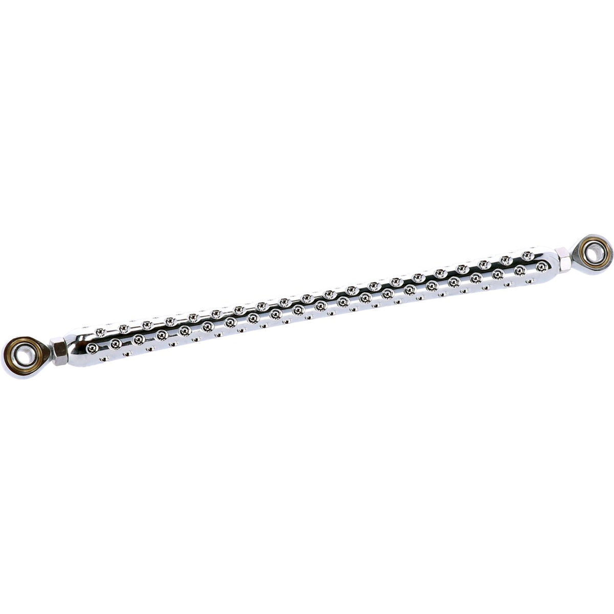 MCS Shifter rod 'Drilled' - Chrome