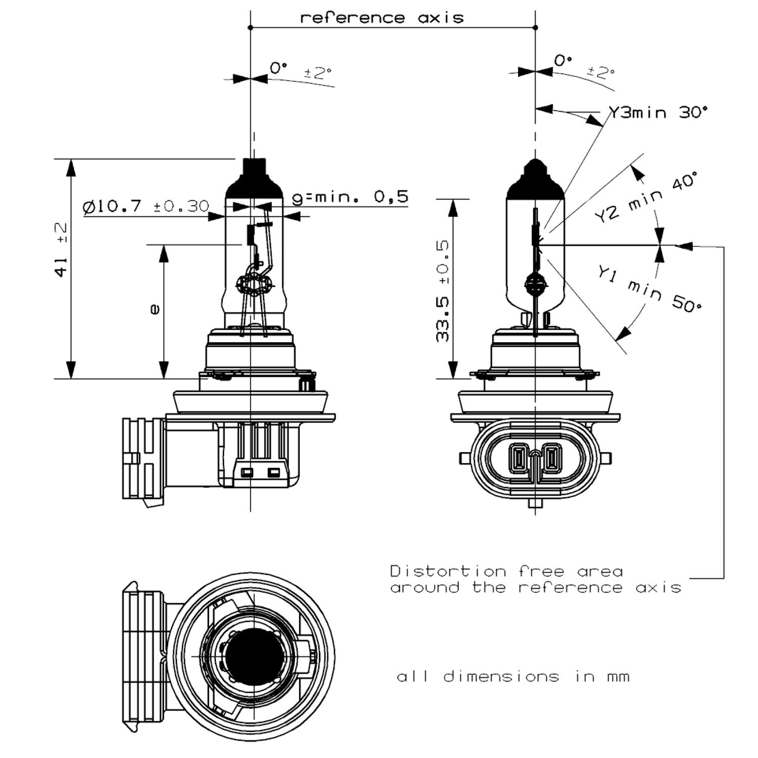 Philips headlamp bulb H8