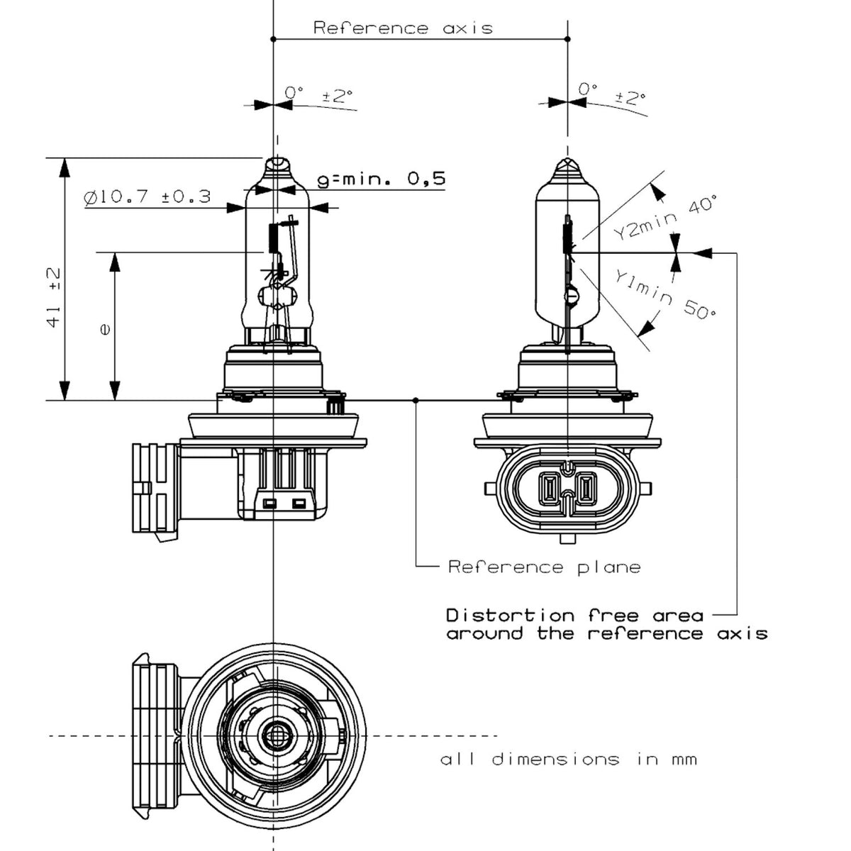 Philips headlamp bulb H9