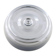 MCS Air cleaner cover Bobber style - 7" diameter - Chrome