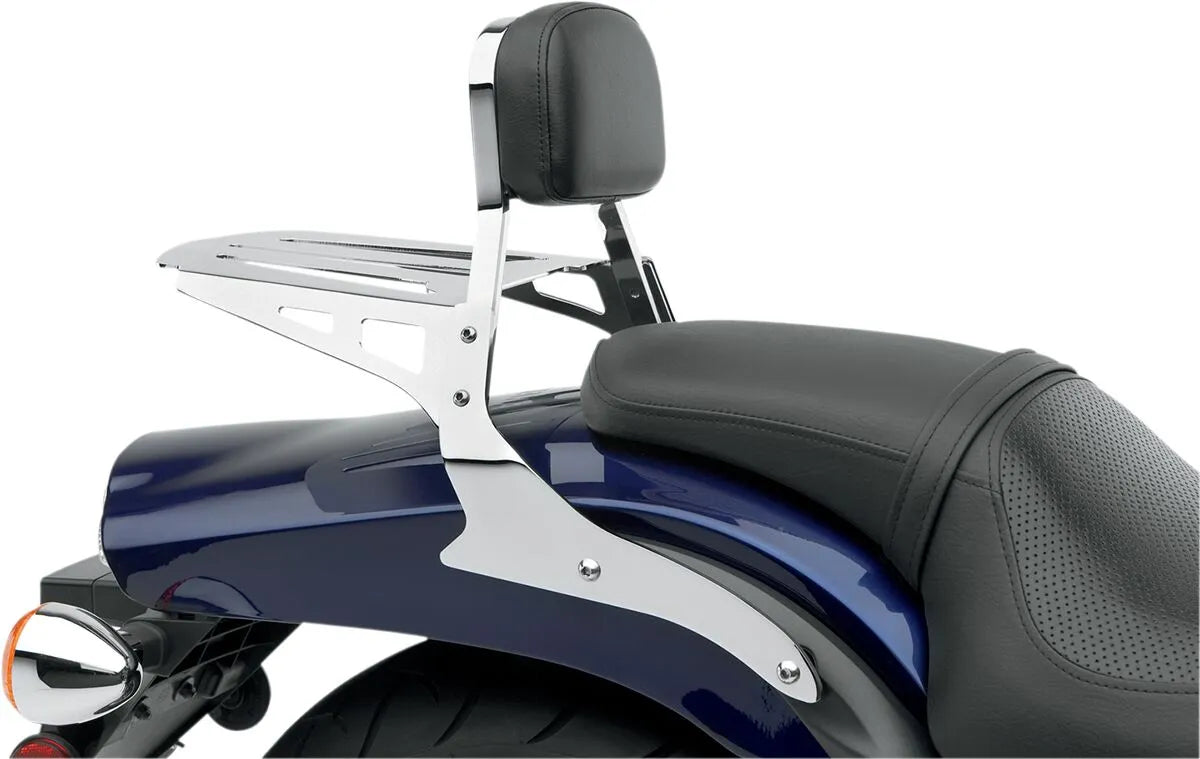 Cobra Square Sissy Bar Kit - Chrome Steel