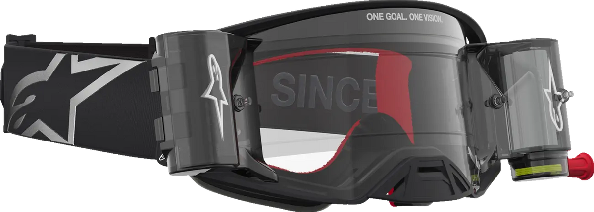Alpinestars Supertech Firma Roll-Off Goggle Black/Silver/Clear