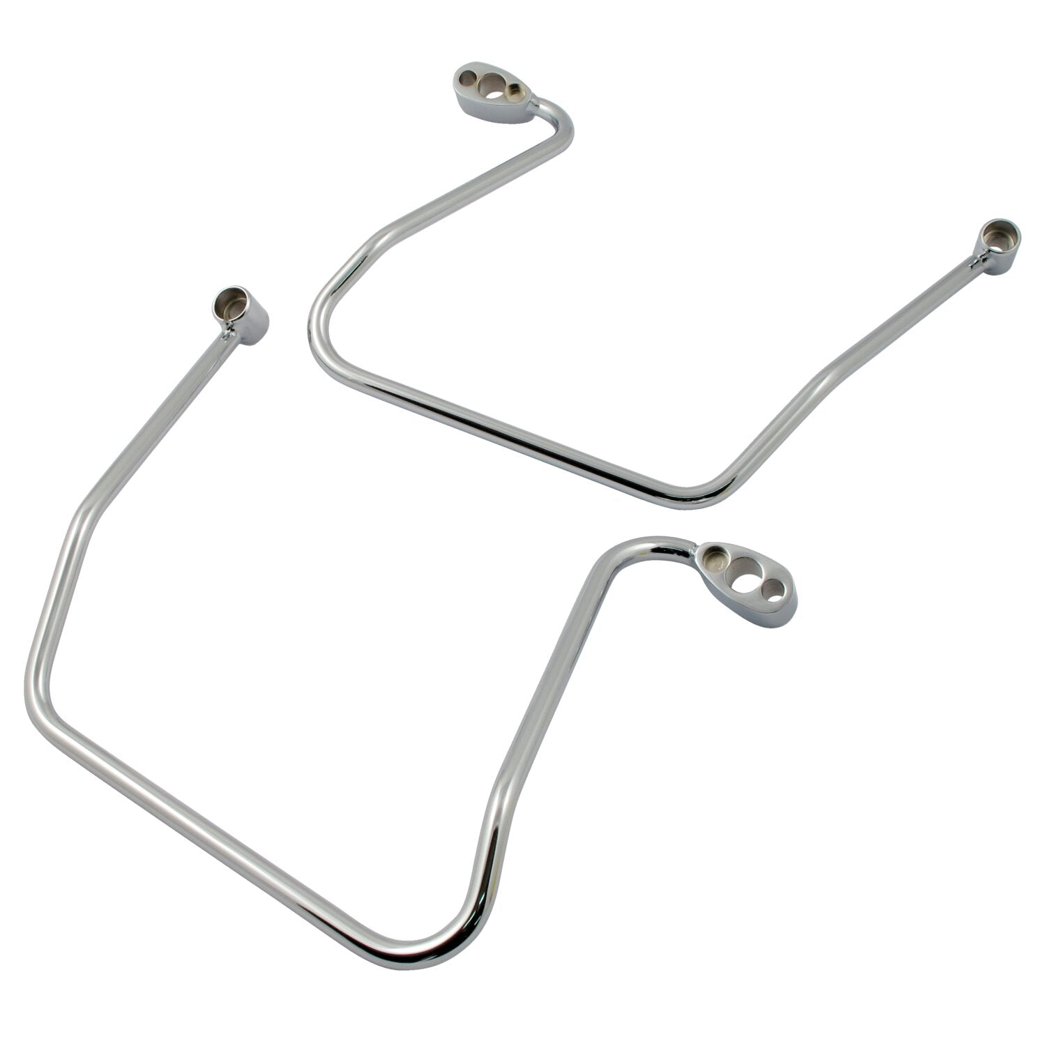 MCS Saddlebag support kit - Chrome