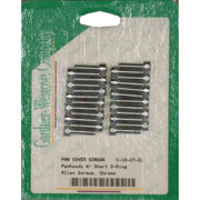 Gardner-Westcott Panhead rocker cover screw kit - Chrome allen - Short