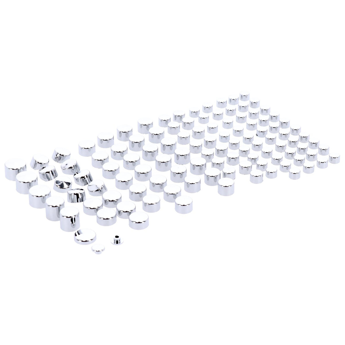 MCS Smoothtopps push-on cover set (111pc) - Chrome