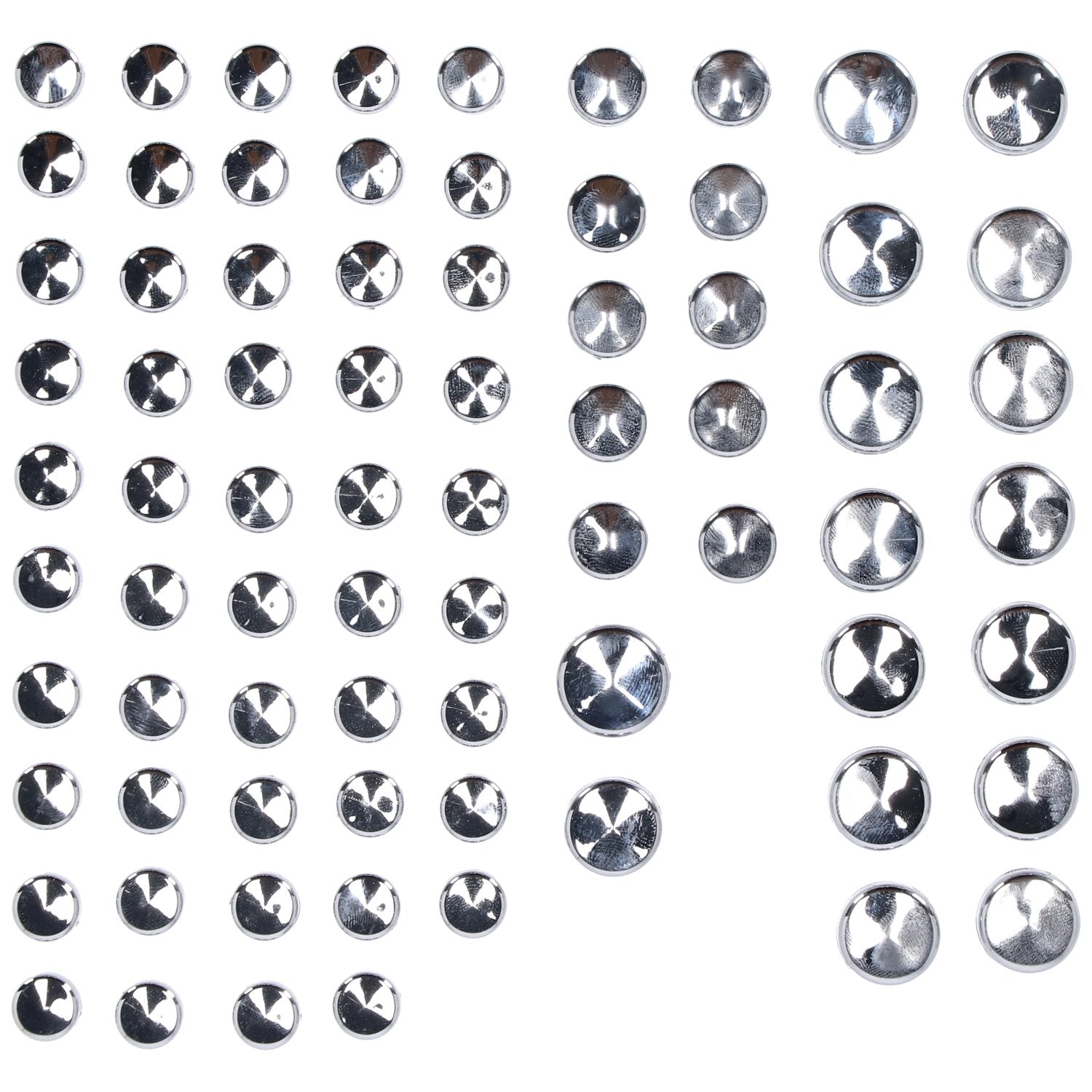 MCS Smoothtopps push-on cover set (75pc) - Chrome