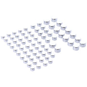 MCS Smoothtopps push-on cover set (75pc) - Chrome