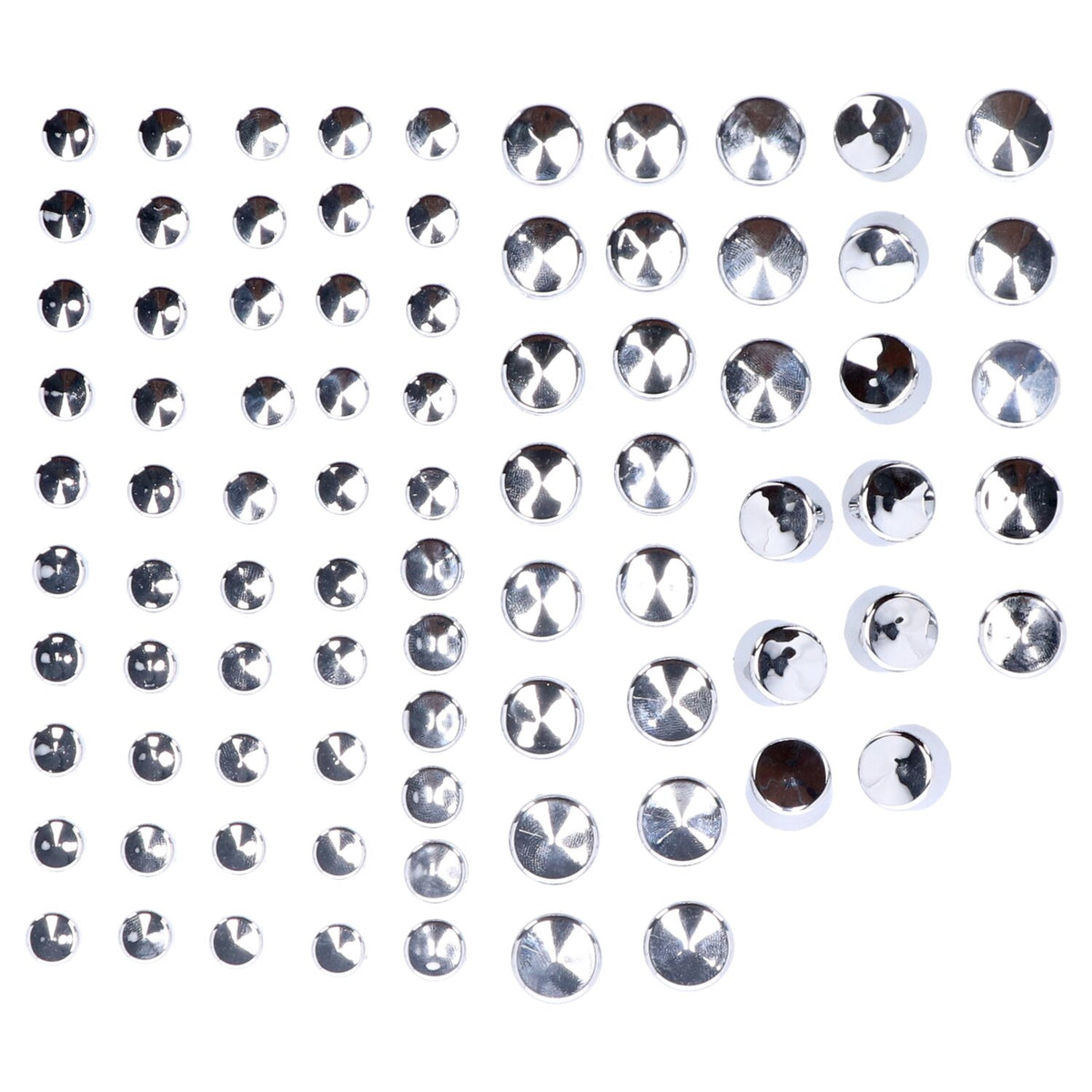 MCS Smoothtopps push-on cover set (83pc) - Chrome