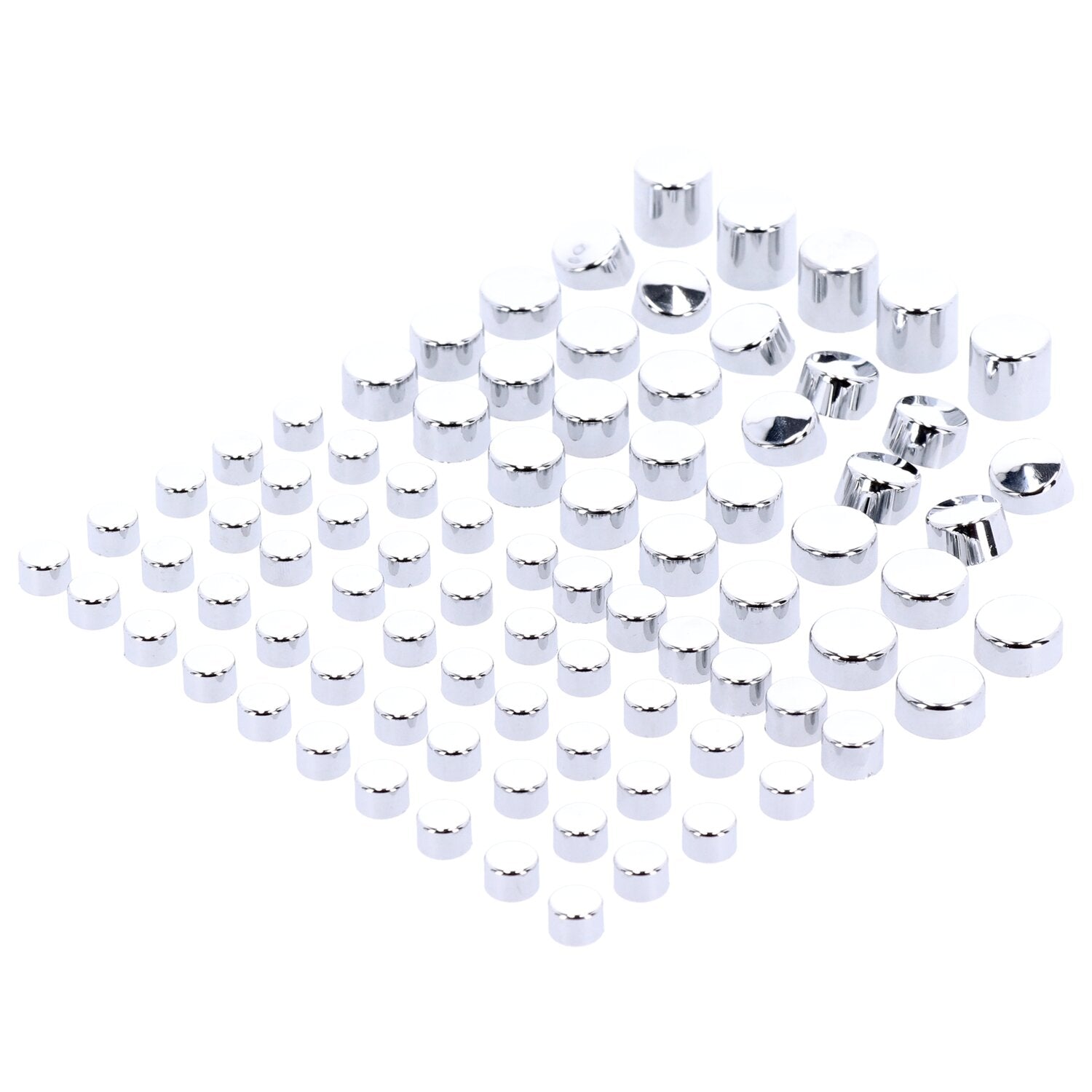 MCS Smoothtopps push-on cover set (83pc) - Chrome