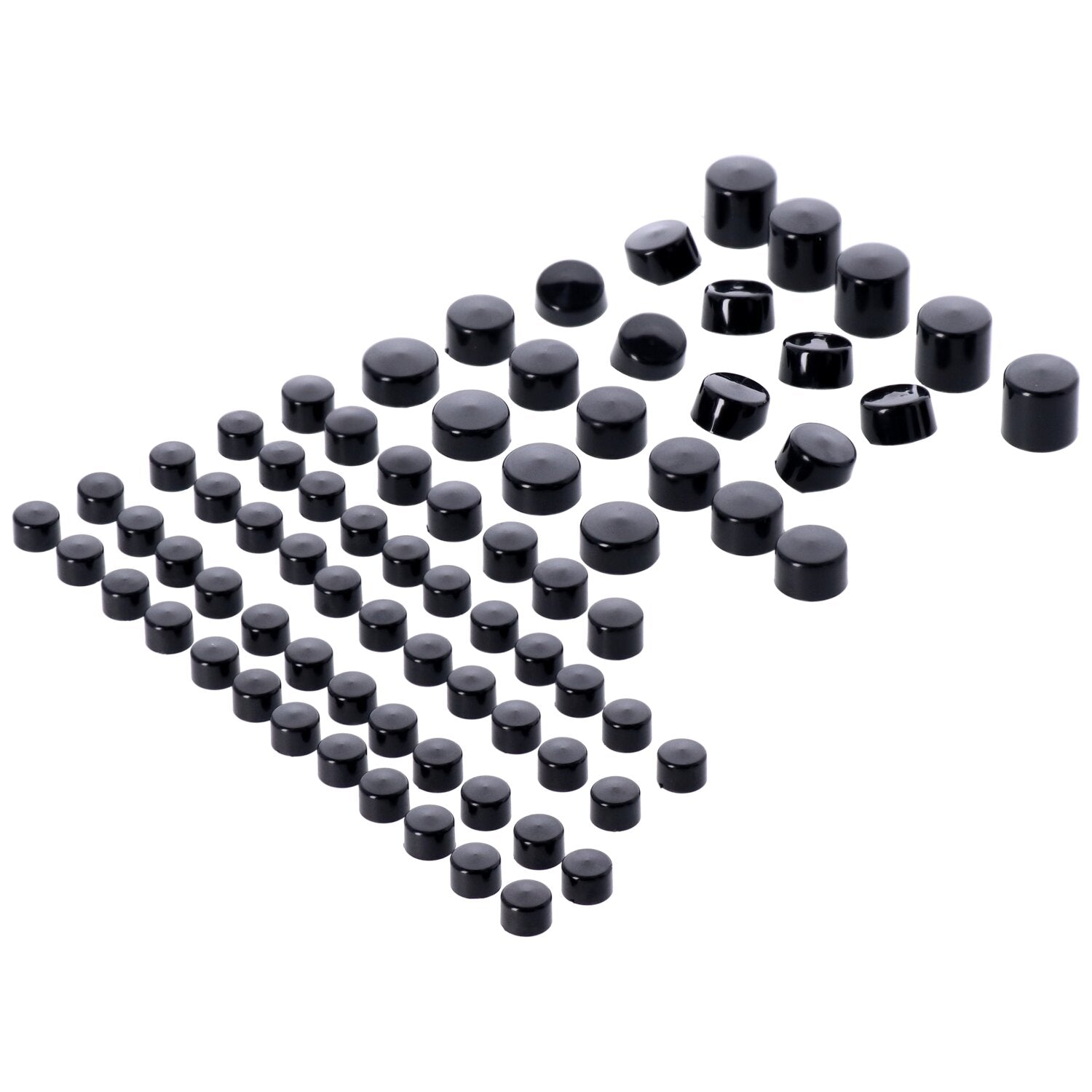 MCS Smoothtopps push-on cover set (76pc) - Black
