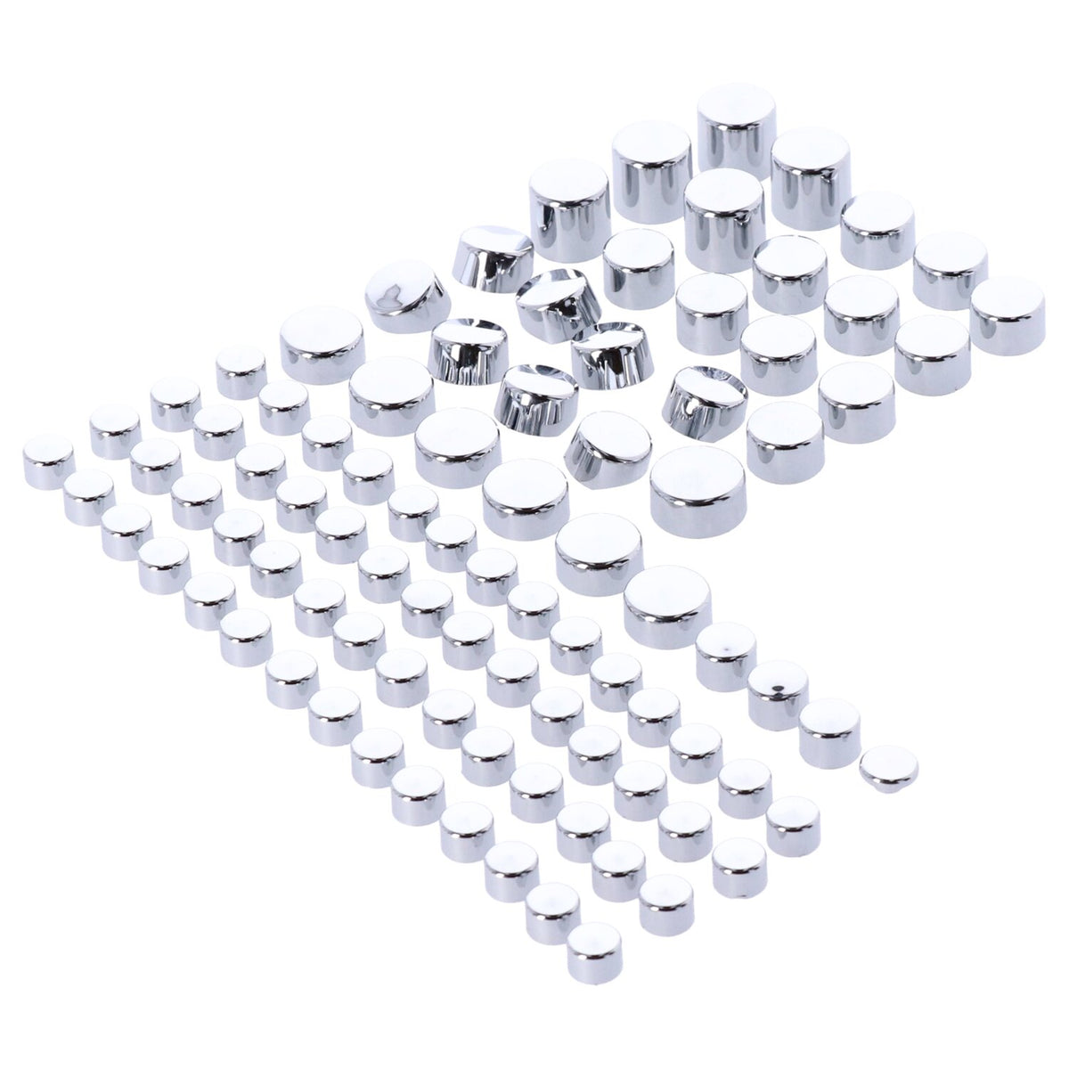 MCS Smoothtopps push-on cover set (86pc) - Chrome
