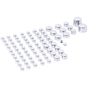MCS Smoothtopps push-on cover set (81pc) - Chrome
