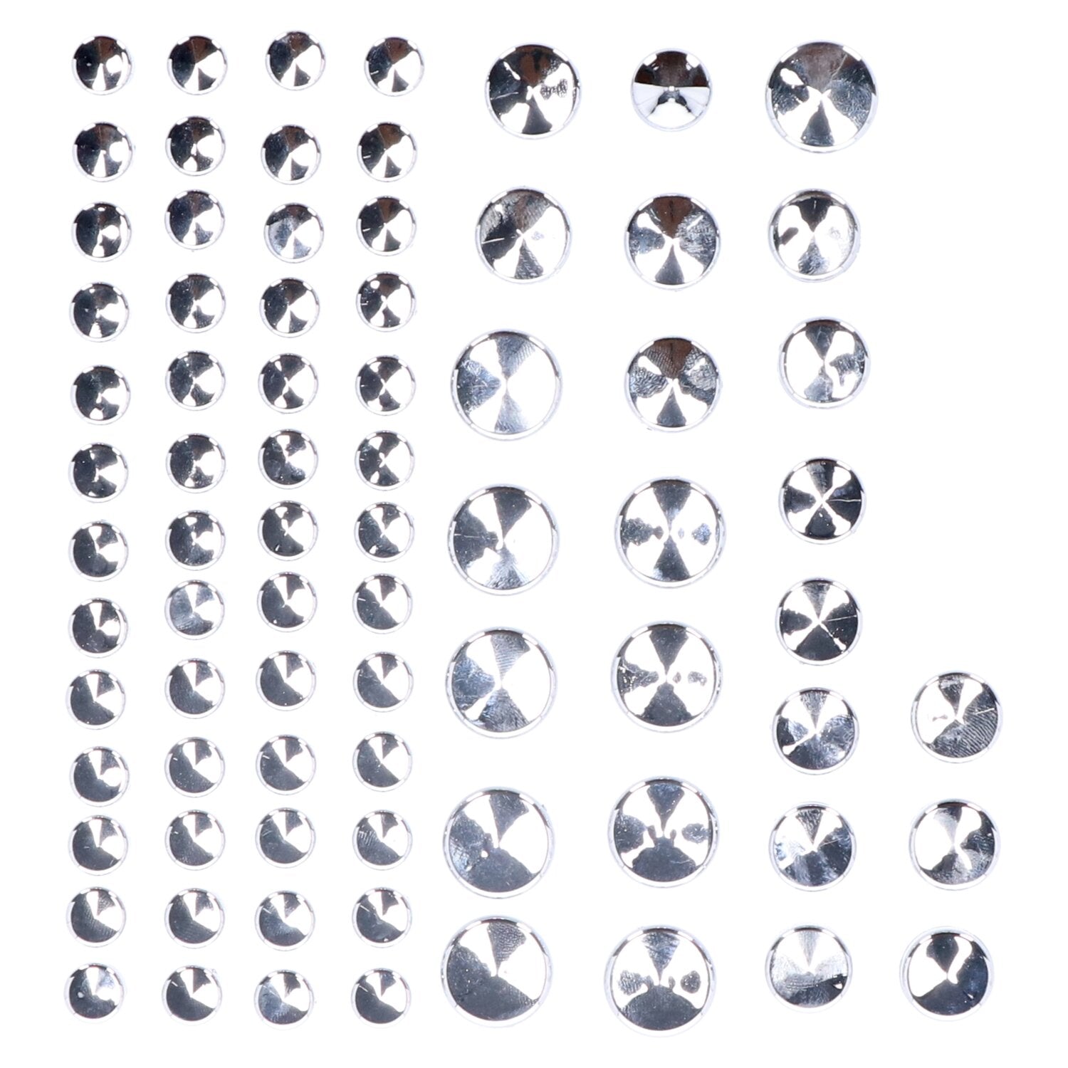 MCS Smoothtopps push-on cover set (77pc) - Chrome