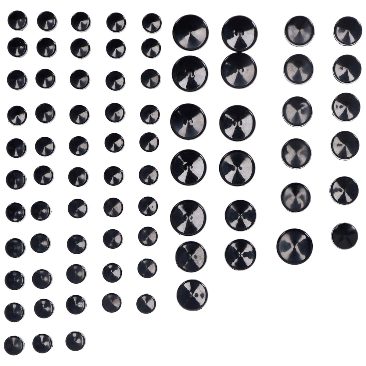 MCS Smoothtopps push-on cover set (77pc) - Black