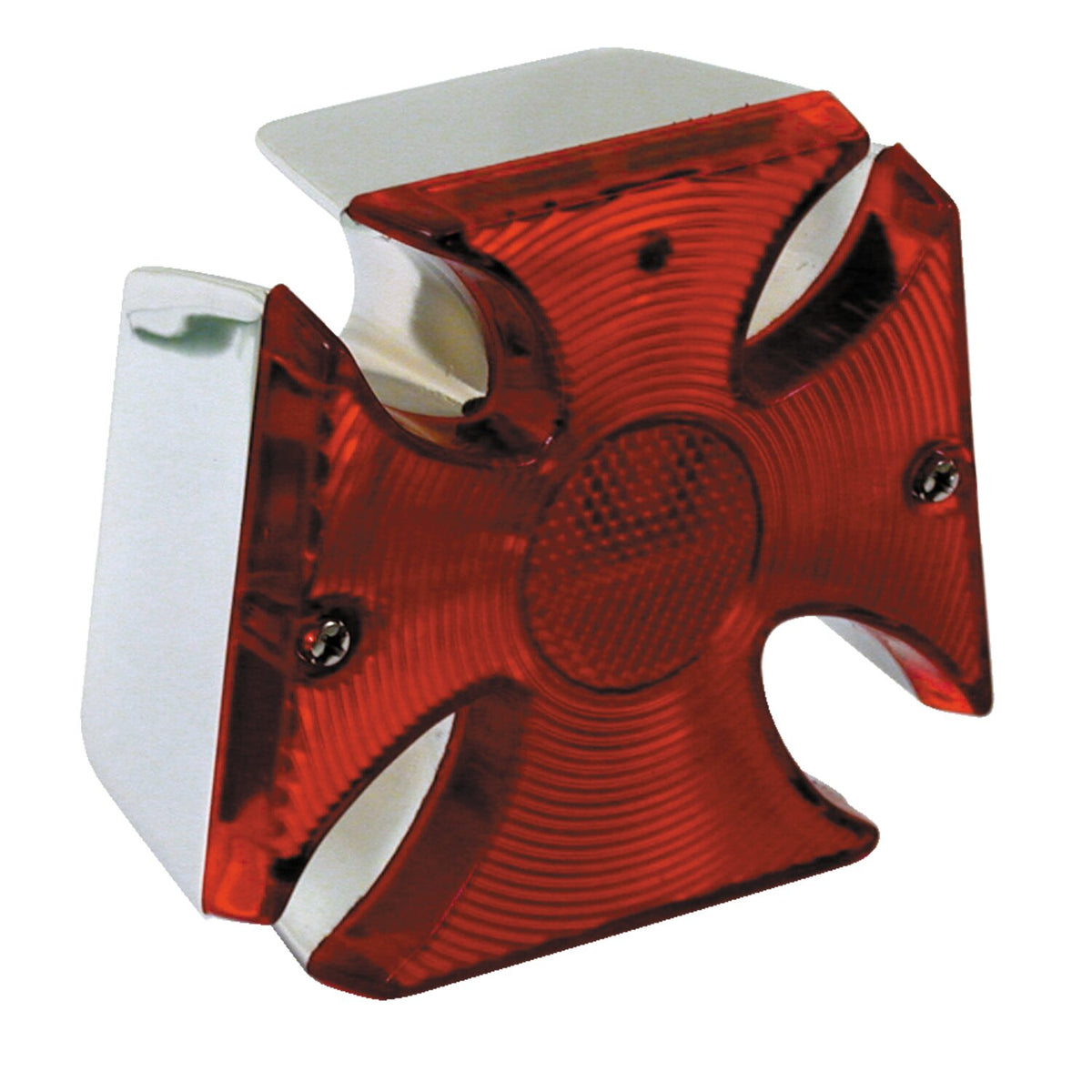 MCS Maltese cross taillight - Chrome