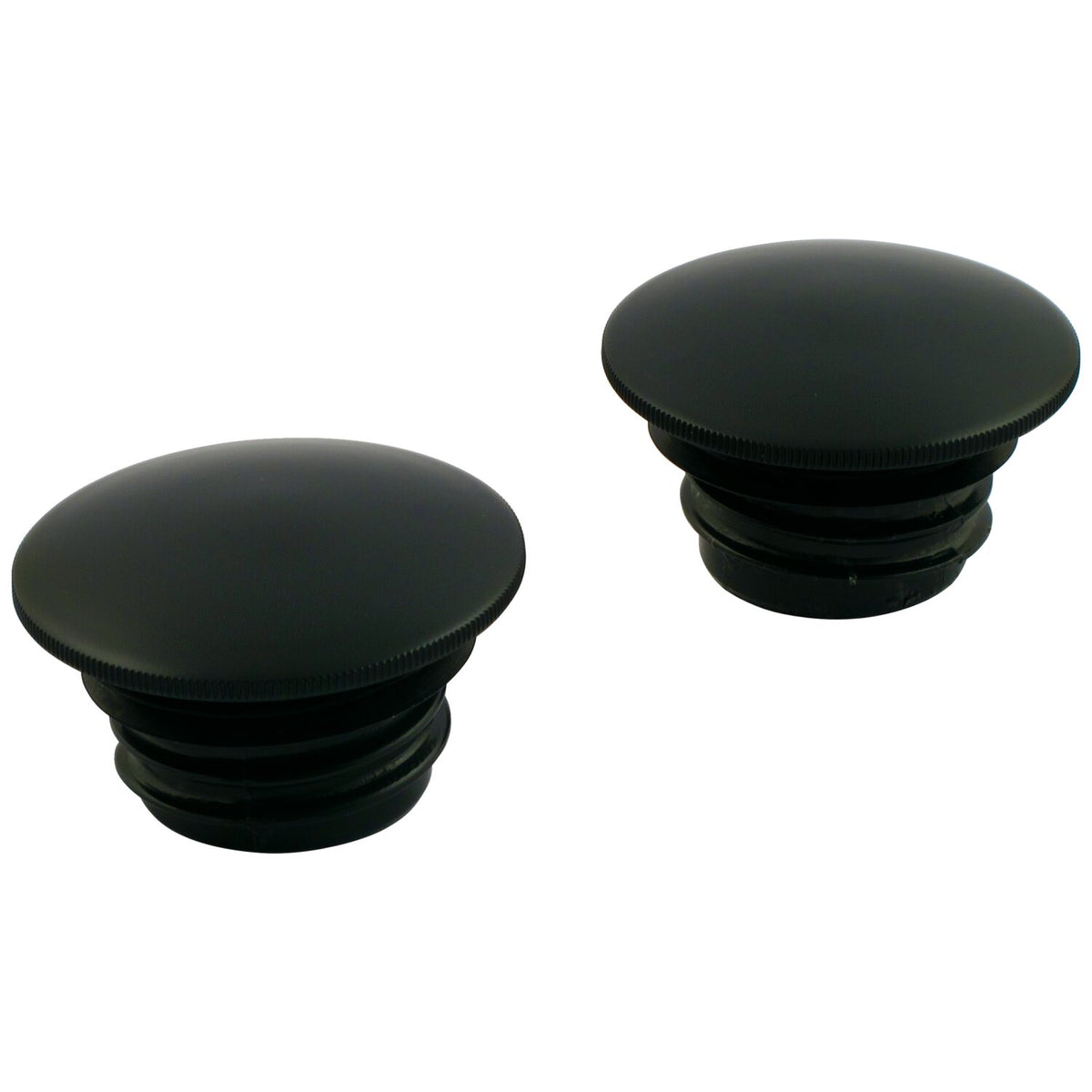 MCS Black gas cap set domed