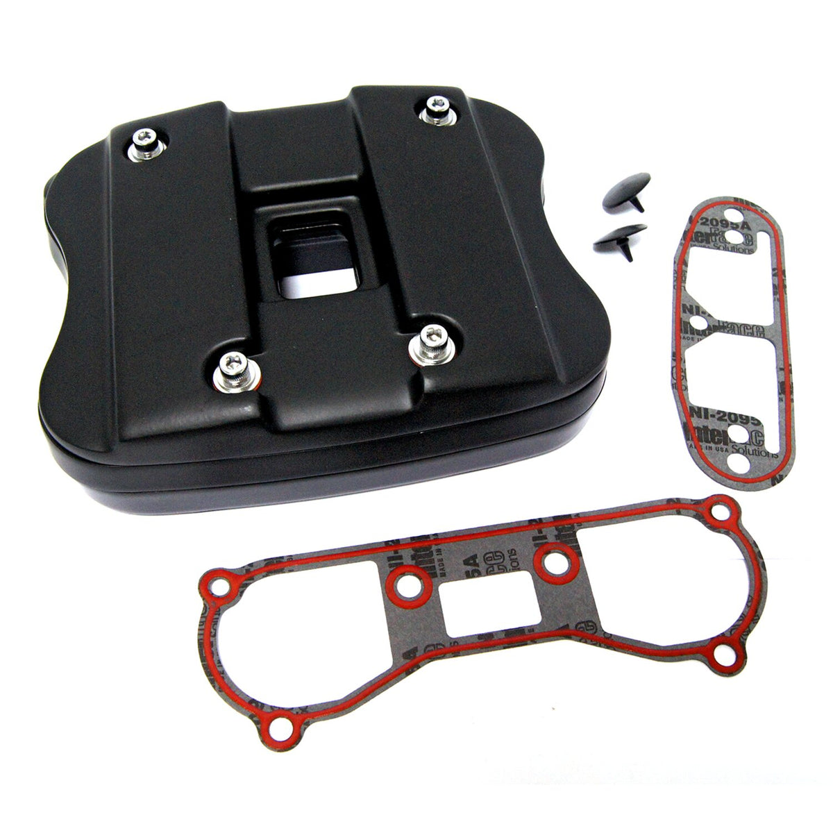 MCS Evo Sportster rocker cover set (1 cyl.) - Black