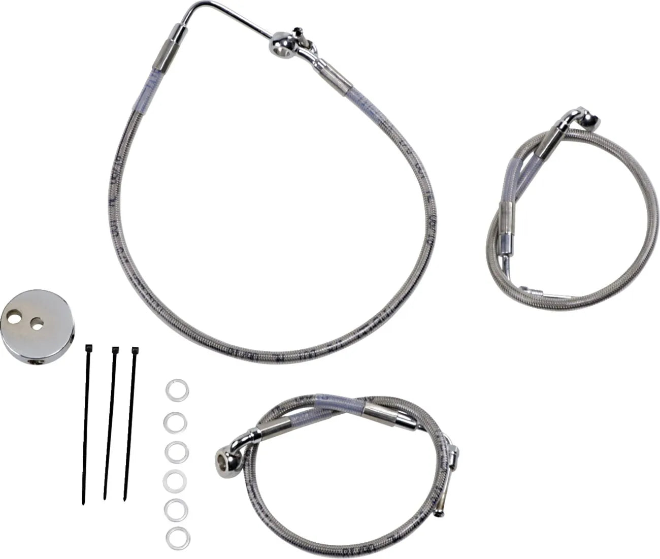 Drag Specialties Stainless Steel Brake Line Kit