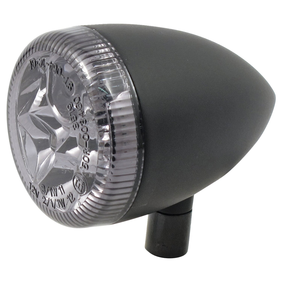 MCS 3-1 LED bullet taillight / turn signal combo - Black - Smoke
