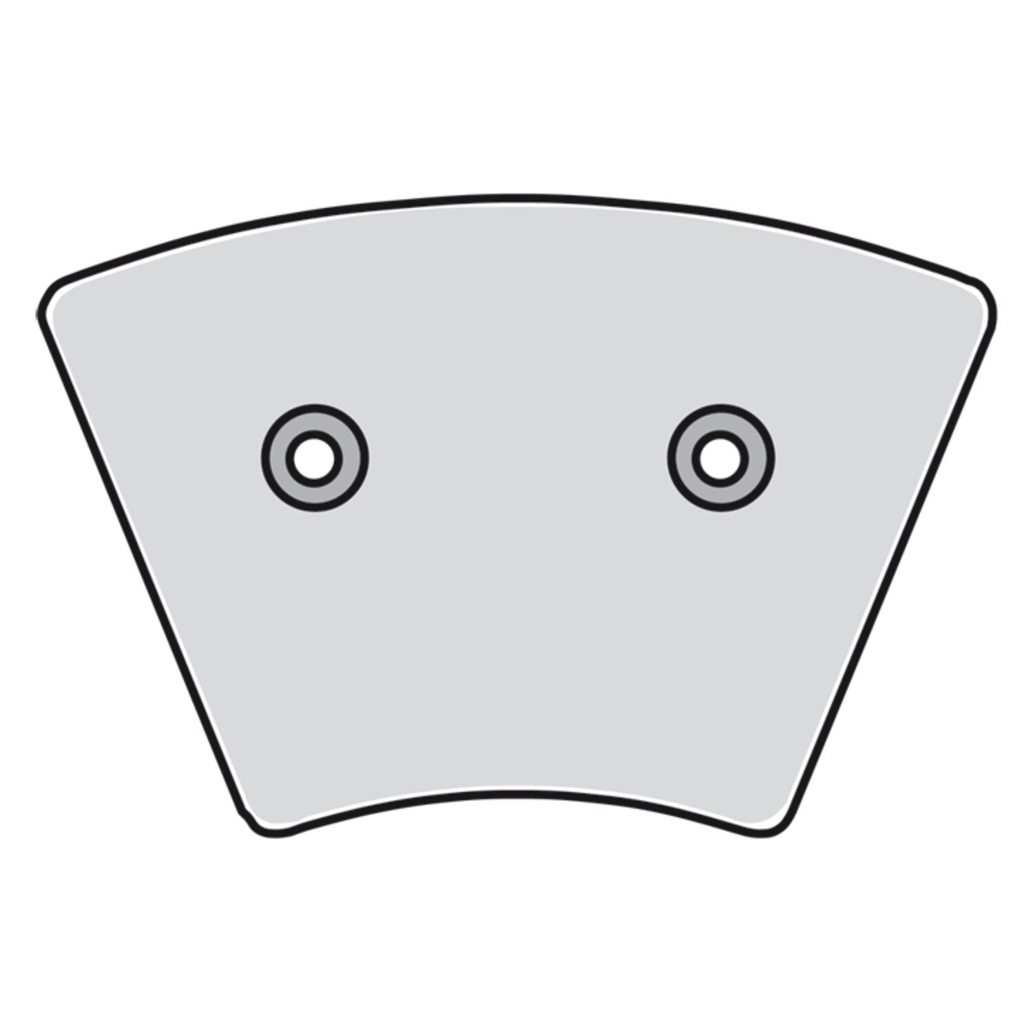 MCS brake pads front - Organic