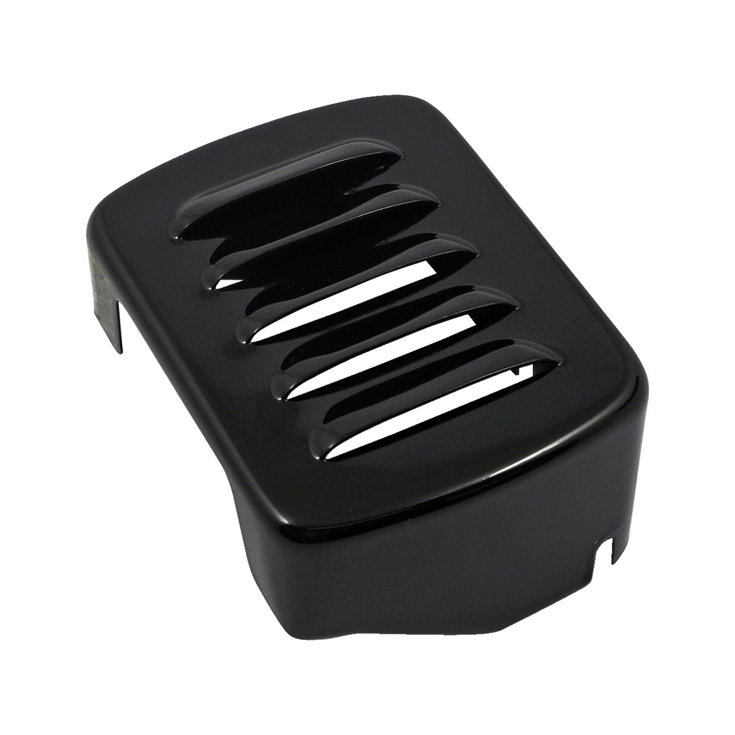 MCS Custom coil cover louvered - Black