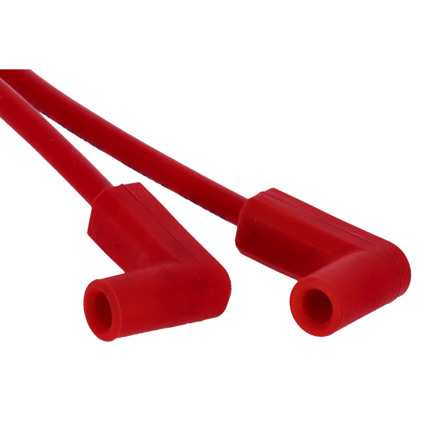 Accel 8mm Ferro Spiral core spark plug wire set - Red