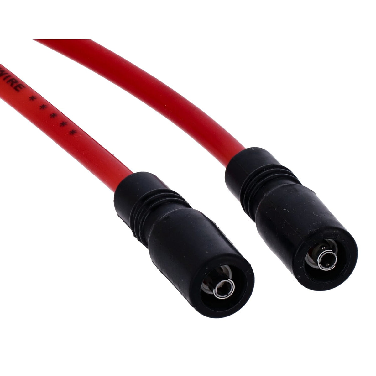 Accel 8mm Ferro Spiral core spark plug wire set - Red