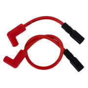 Accel 8mm Ferro Spiral core spark plug wire set - Red