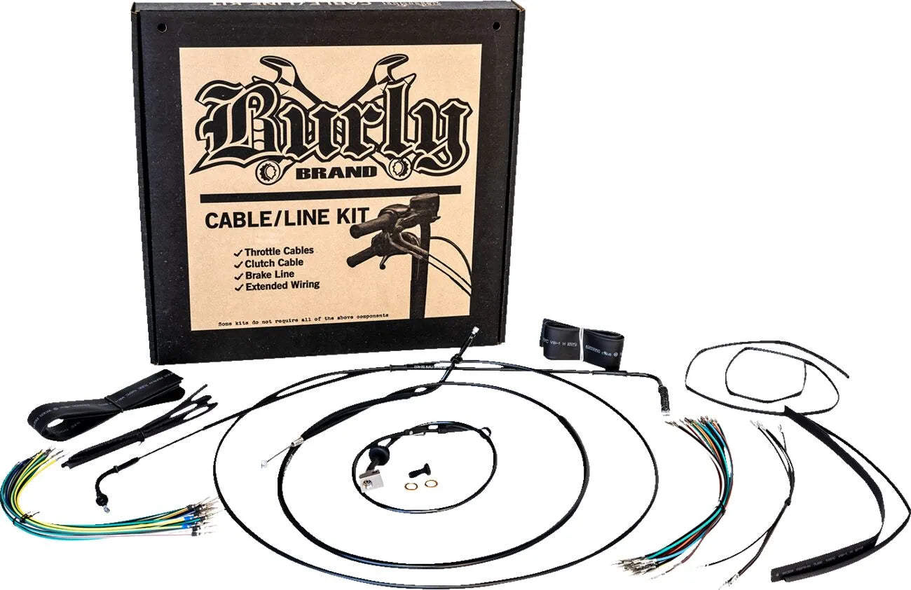 Burly Brand Udvidet Kabel Kit Til Honda Rebel 12" Apes