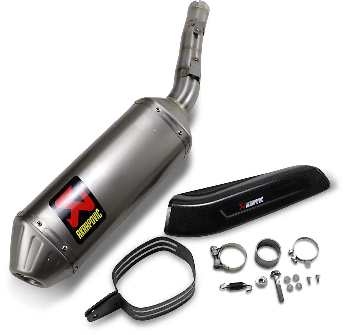 Akrapovic Slip-on Line Lyddæmper - Titanium - ECE Godkendt til Vejbrug
